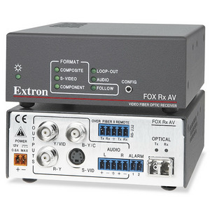Приемник по оптике CV+аудио EXTRON FOX 2G Rx AV MM, 60-941-21