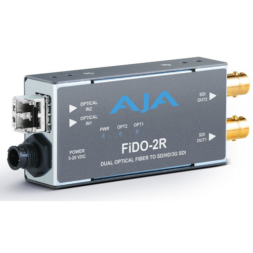 Приемник по оптике 3G HD-SDI AJA FiDO-2R