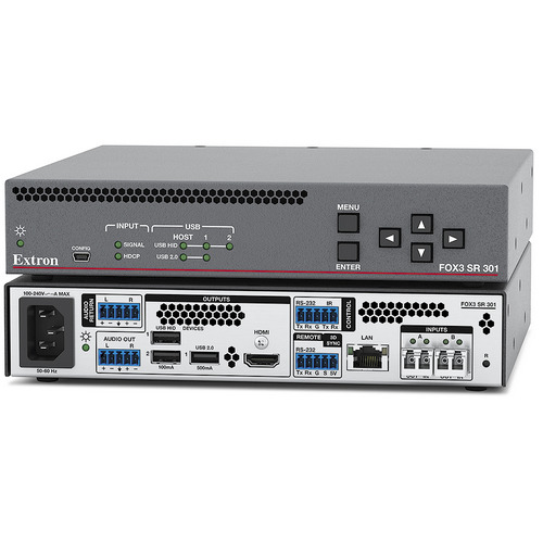 Приемник по оптике HDMI+аудио+RS232+IR+USB+3DSync EXTRON FOX3 SR 301 MM, 60-1749-23