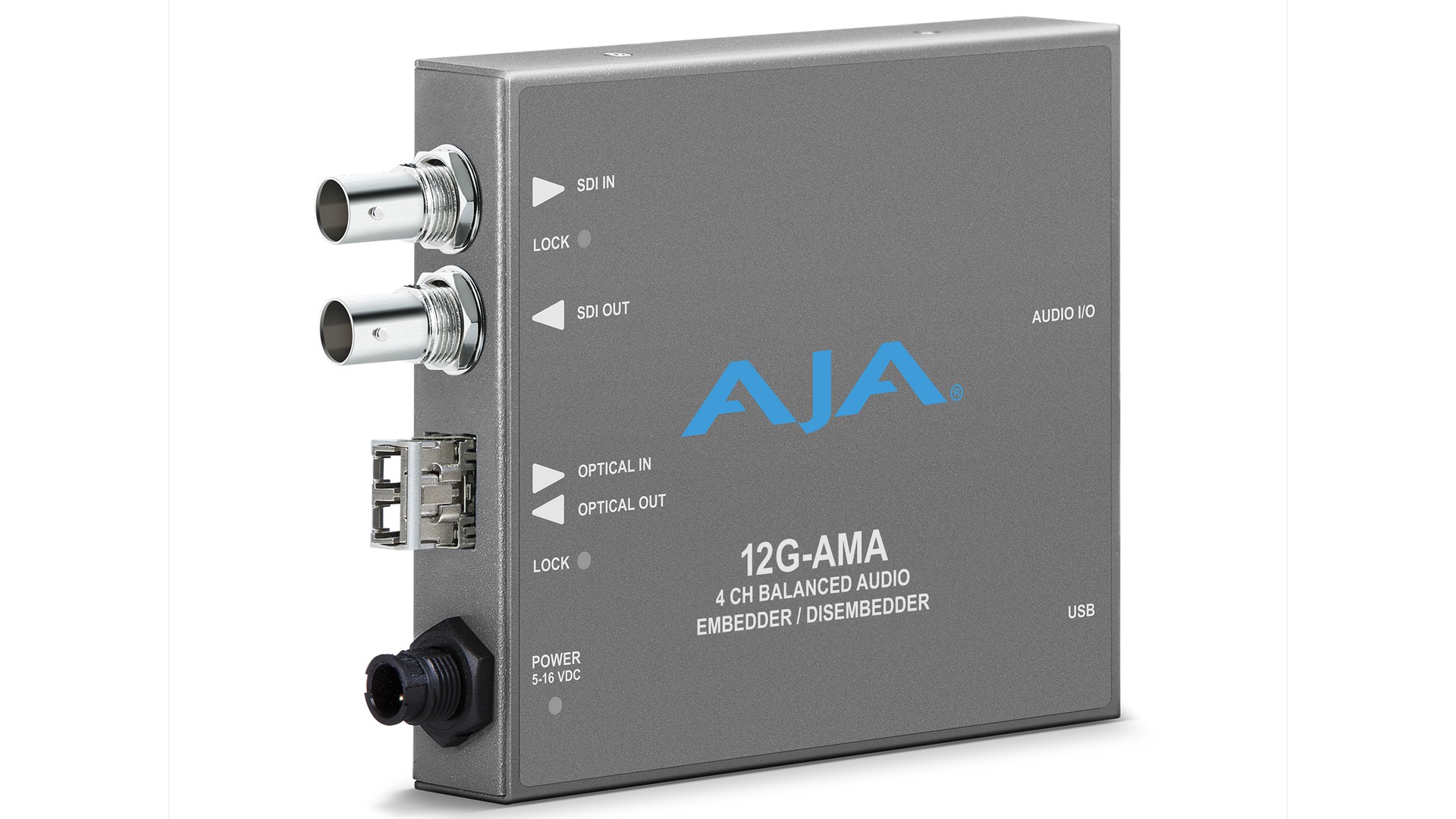 Эмбеддер/деэмбеддер аудио в/из 12G-SDI AJA 12G-AMA