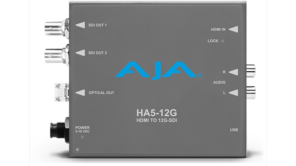 Преобразователь HDMI+Audio в HD-SDI AJA HA5-12G