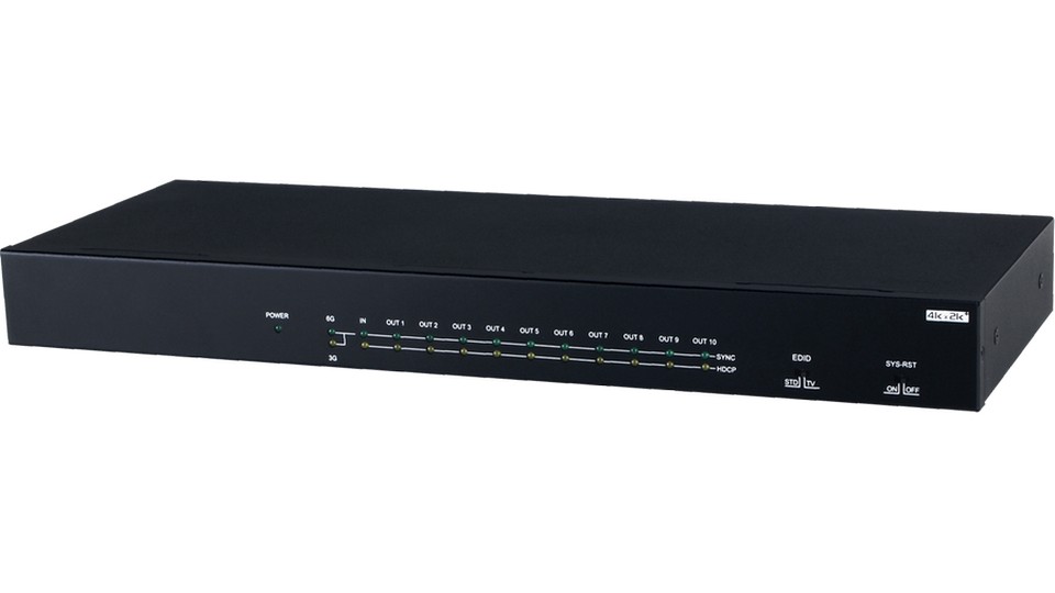 Усилитель-распределитель HDMI UHD (4K) 1:10 CYPRESS CPLUS-V10E