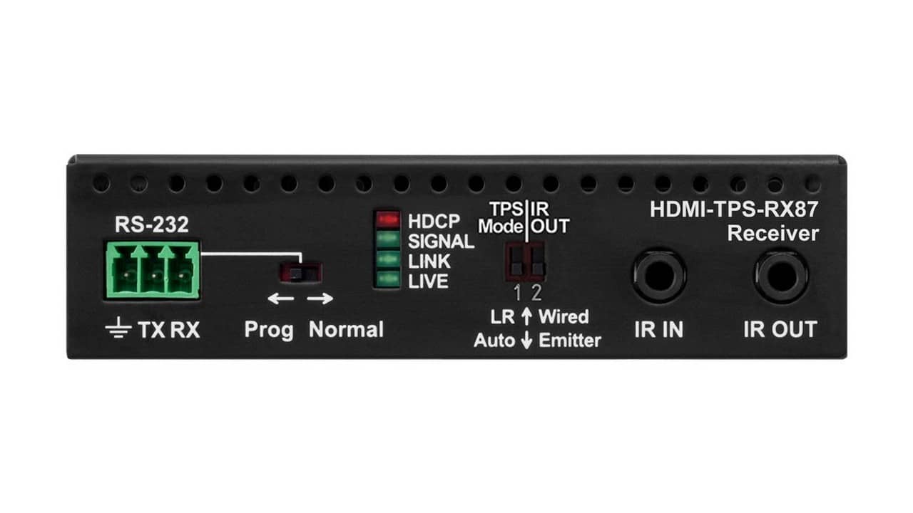 Приемник по витой паре HDMI, RS -232, ИК, аудио LIGHTWARE HDMI-TPS-RX87