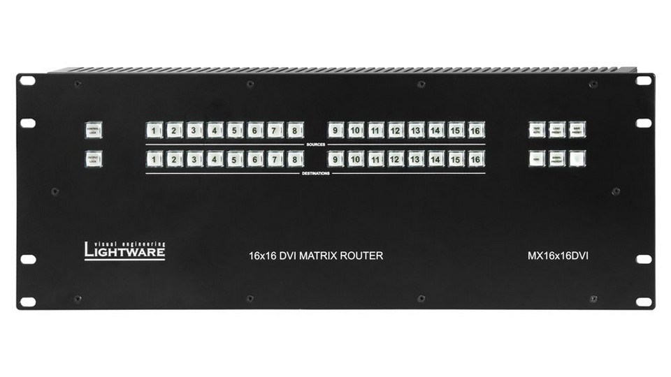 Матричный коммутатор DVI 16x16 LIGHTWARE MX16x16DVI-Slim