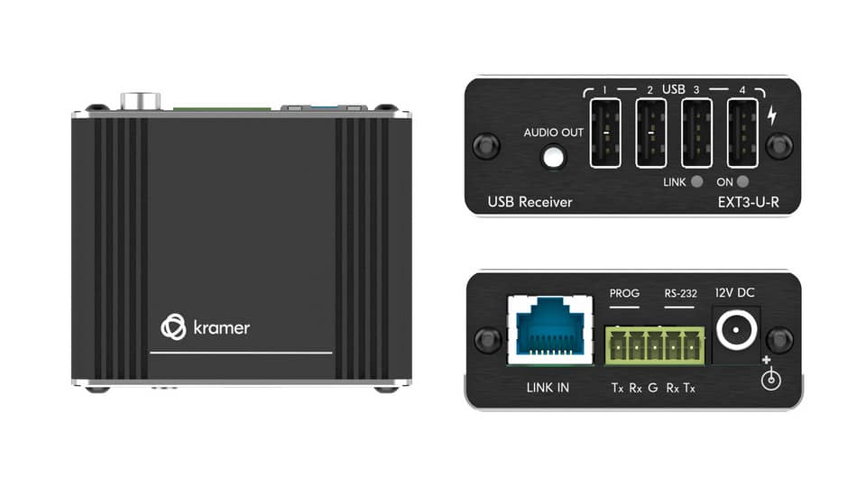 Приемник по витой паре USB, RS-232, аудио KRAMER EXT3-U-R