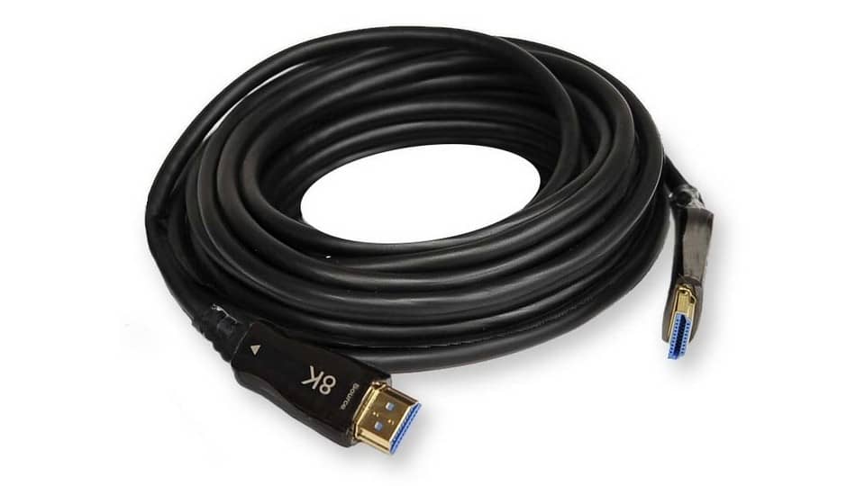 Кабель HDMI (вилка-вилка) гибридный 10м QTEX HFOC-300-10